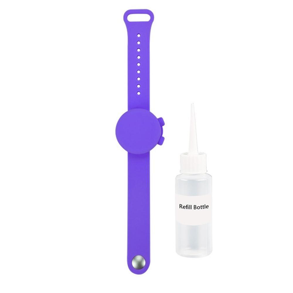 Outdooor Silicone Wristband Hand Sanitizer Disinfectant Bracelet