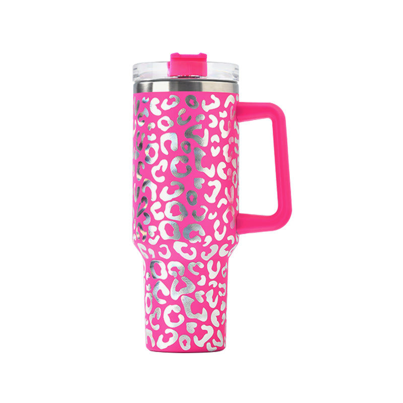 16 PCS 40oz-iridescent-leopard-tumbler-with-handle-adventure-stainless-steel-water-bottle