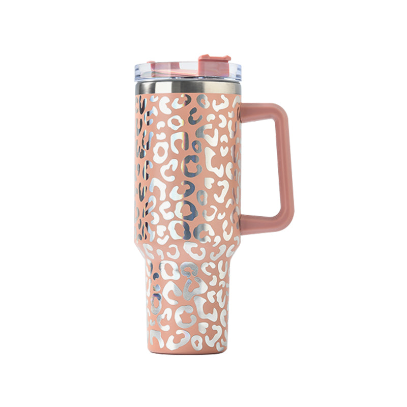 16 PCS 40oz-iridescent-leopard-tumbler-with-handle-adventure-stainless-steel-water-bottle