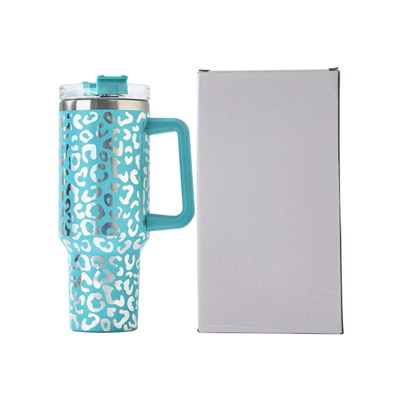 16 PCS 40oz-iridescent-leopard-tumbler-with-handle-adventure-stainless-steel-water-bottle