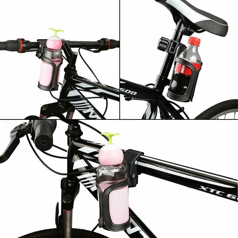 Bike Cup Holder Cycling Beverage Water Bottle Cage Mount Drink Bicycle Handlebar