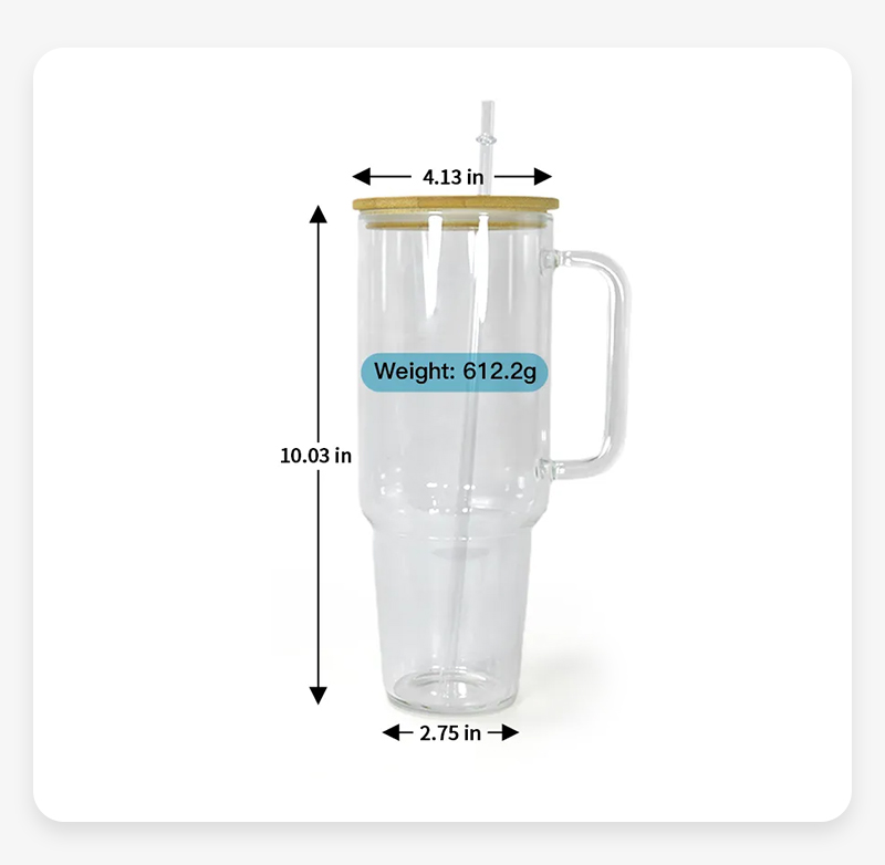 12pics 32oz-sublimation-clear-glass-tumbler-with-handle-bamboo-lid-1-800x800