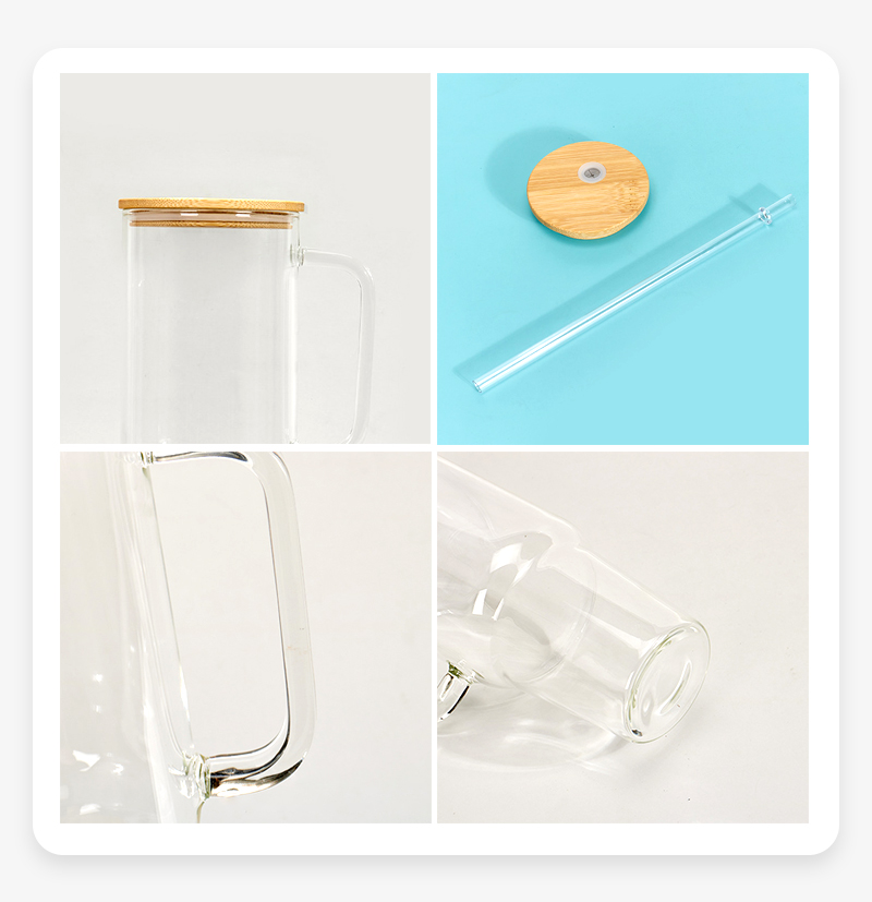 12pics 32oz-sublimation-clear-glass-tumbler-with-handle-bamboo-lid-1-800x800