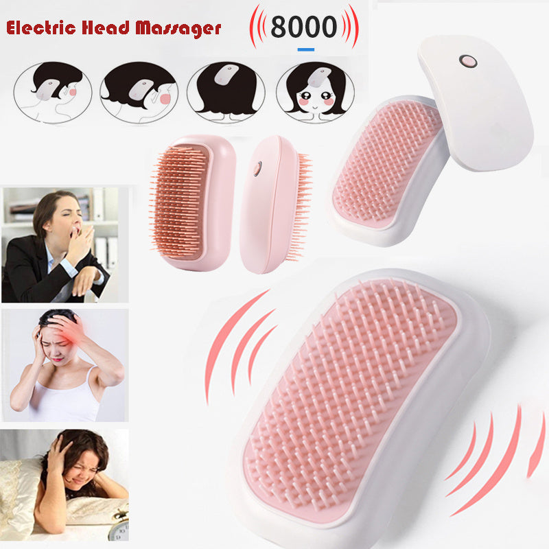 Electric Scalp Massager Scalp Massage Machine Head Massager Scraper Head Scratcher Mini Hair Massage Scalp Scrub Brush