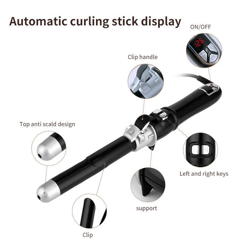 LCD Temperature Controlled Automatic Hair Curler