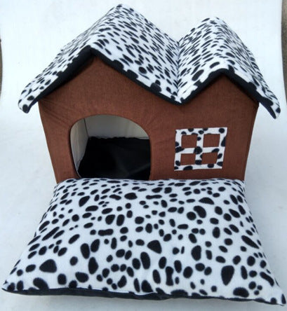 Pet Supplies Winter Pet kennel Double Roof Dog House