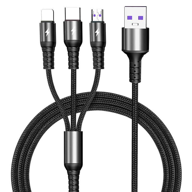 5A one drag three super fast charging line