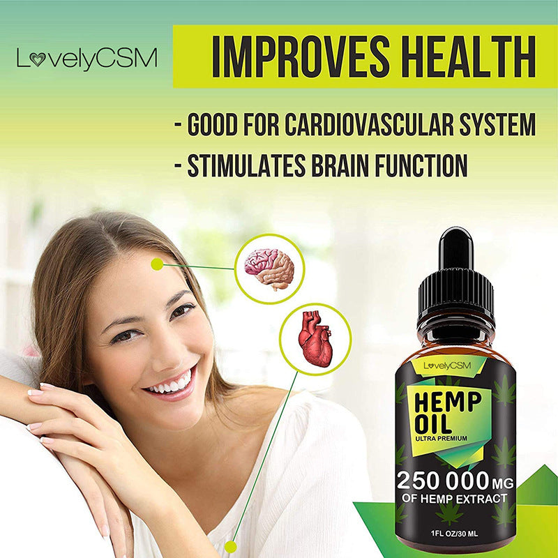 LovelyCSM Hemp Oil Reduces Stress And Helps Sleep Skin Care Massage Cbd Hemp Seed Oil Cross Border Spot