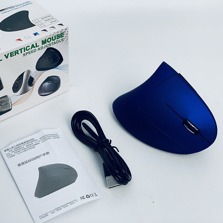 Spot Supply Left And Right Hand Five Generation Vertical Wireless Mouse Ergonomic Charging Vertical Dual-mode Mouse