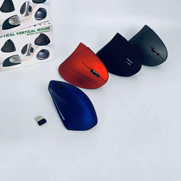 Spot Supply Left And Right Hand Five Generation Vertical Wireless Mouse Ergonomic Charging Vertical Dual-mode Mouse