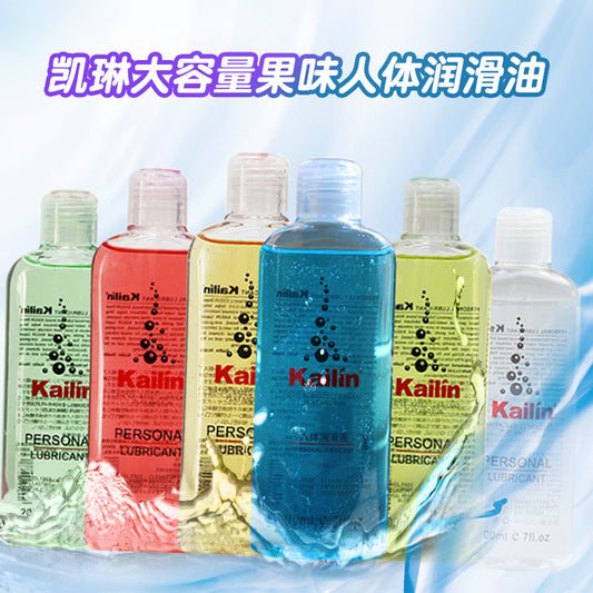 Kailin 200ml Lubricant Large Capacity Fruity Human Body Lubricant Adult Sex Products Factory Batch