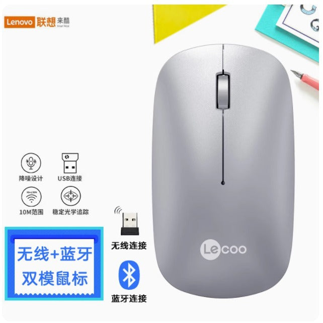 Laiku WS214 Bluetooth Wireless 2.4g Mouse Laptop Office 3D Photoelectric Intelligent Sleep Ergonomics