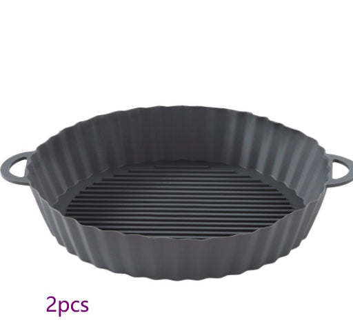 Air Fryer Tray Silicone Kitchen Supplies AirFryer Silicone Pot Grill Pan Accessories Disposable Paper Liner