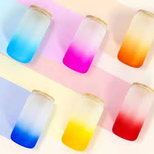 30 pcs 16 oz color glass bottle