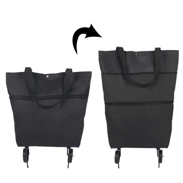 FOLDING SHOPPING BAG TROLLEY CART