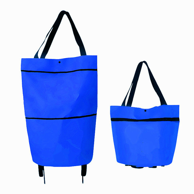 FOLDING SHOPPING BAG TROLLEY CART