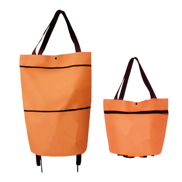 FOLDING SHOPPING BAG TROLLEY CART