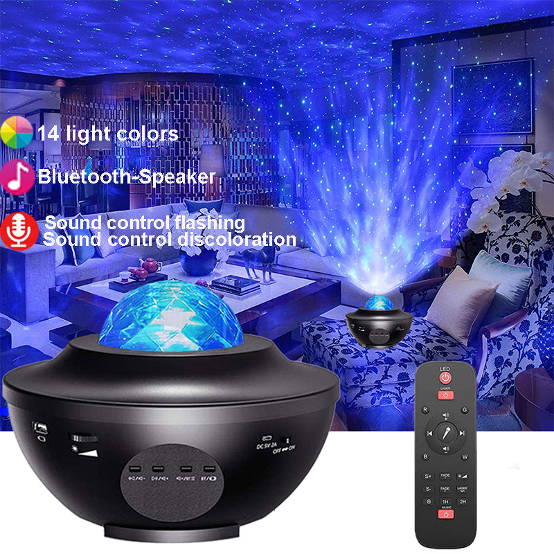 STAR PROJECTOR GALAXY LED PARTY LAMP